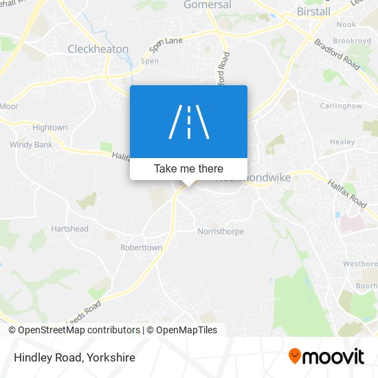 Hindley Road map