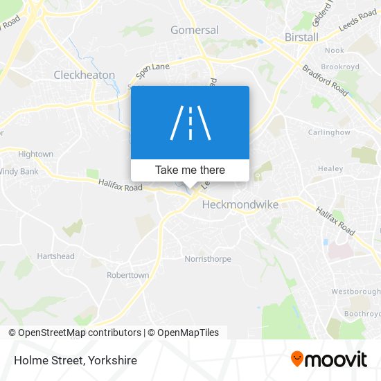 Holme Street map