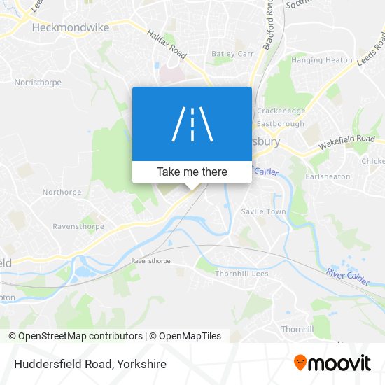 Huddersfield Road map