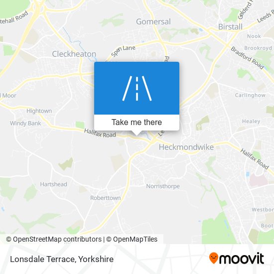 Lonsdale Terrace map