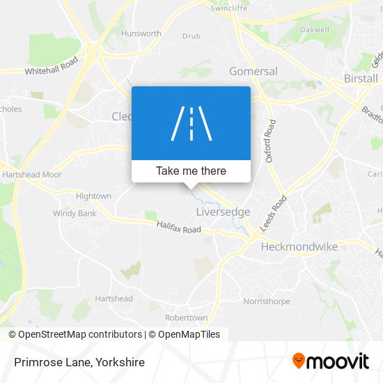 Primrose Lane map
