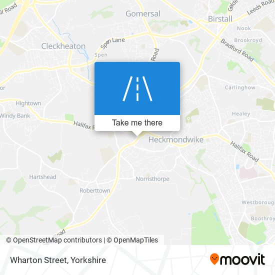 Wharton Street map