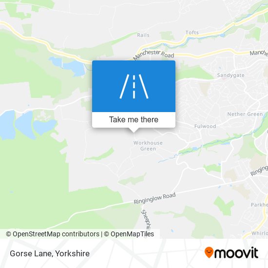 Gorse Lane map