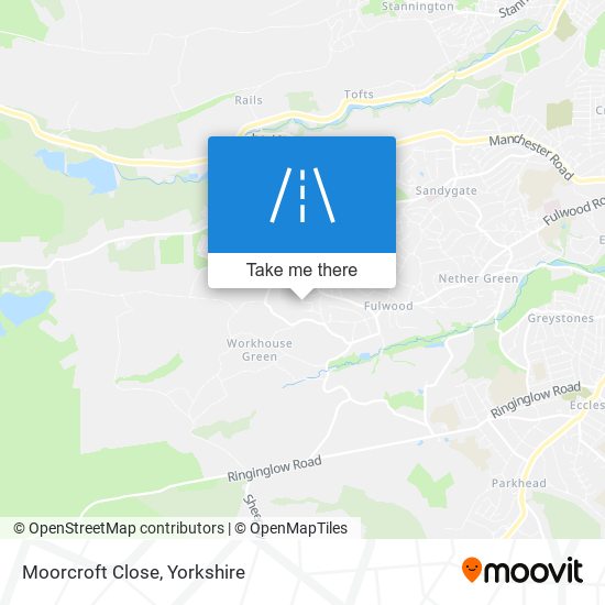 Moorcroft Close map