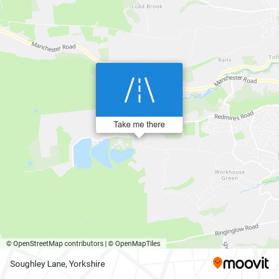 Soughley Lane map