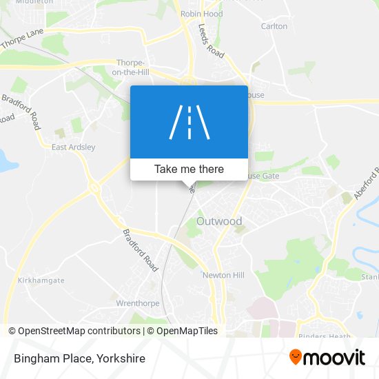 Bingham Place map