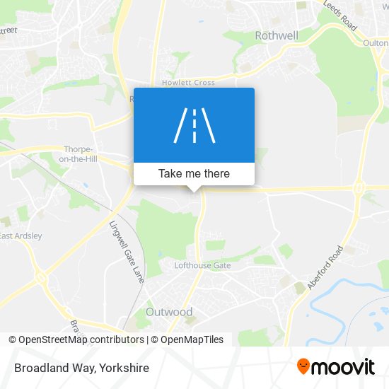 Broadland Way map