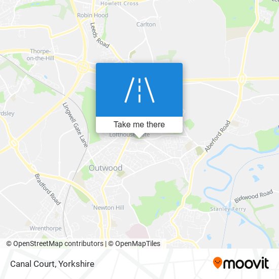 Canal Court map