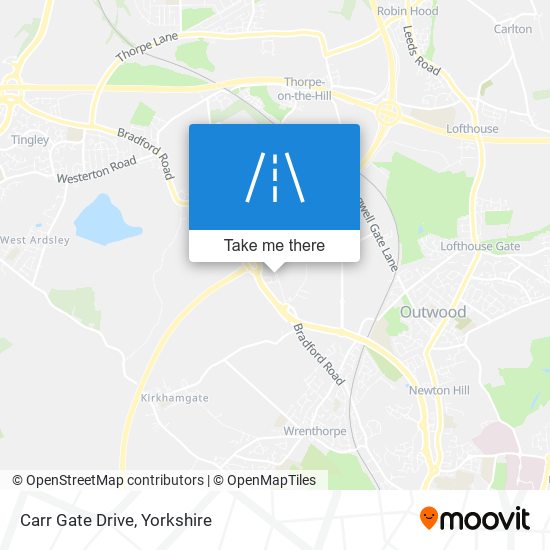 Carr Gate Drive map
