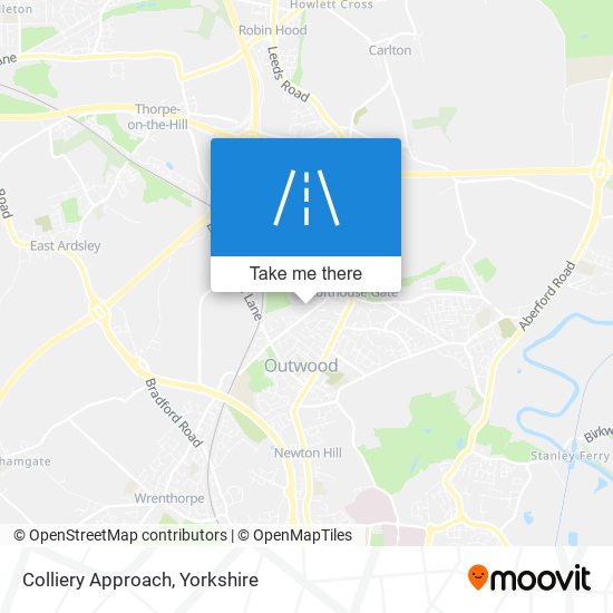 Colliery Approach map