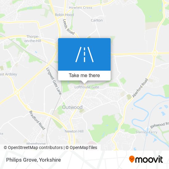 Philips Grove map