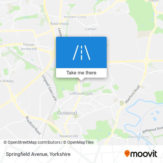 Springfield Avenue map