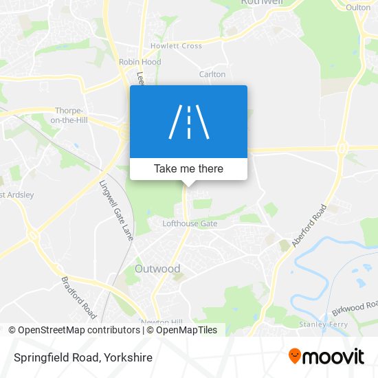 Springfield Road map