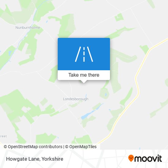 Howgate Lane map