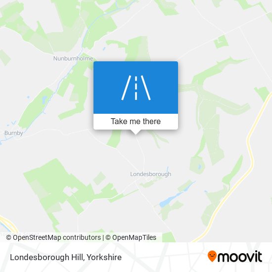 Londesborough Hill map