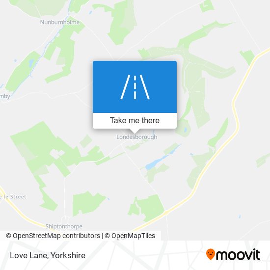 Love Lane map