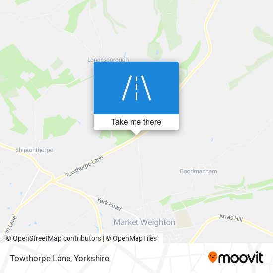 Towthorpe Lane map