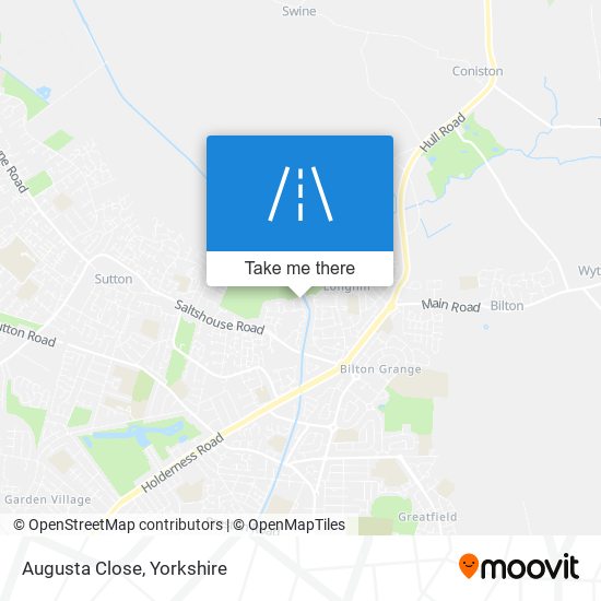 Augusta Close map