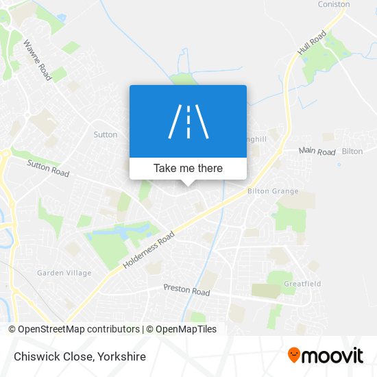 Chiswick Close map