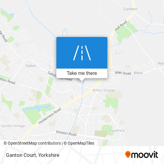 Ganton Court map