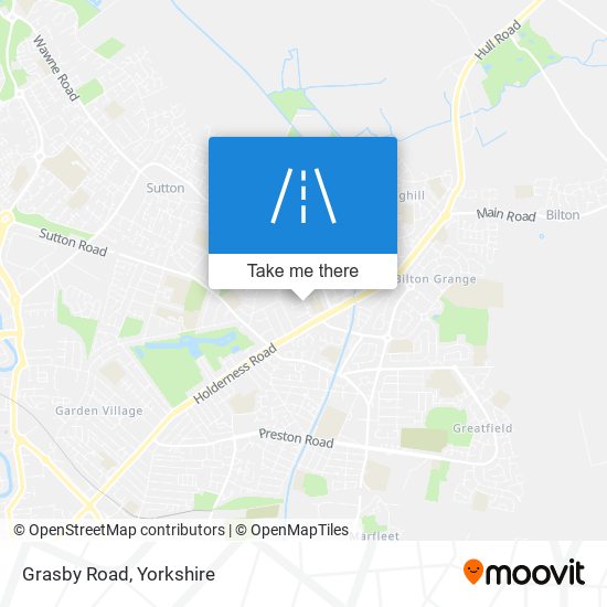 Grasby Road map