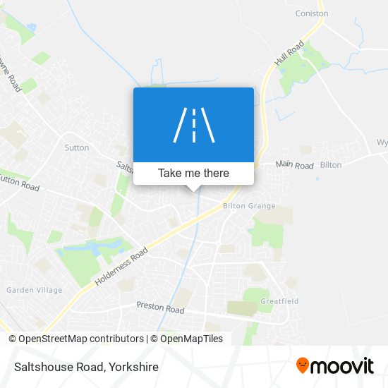 Saltshouse Road map