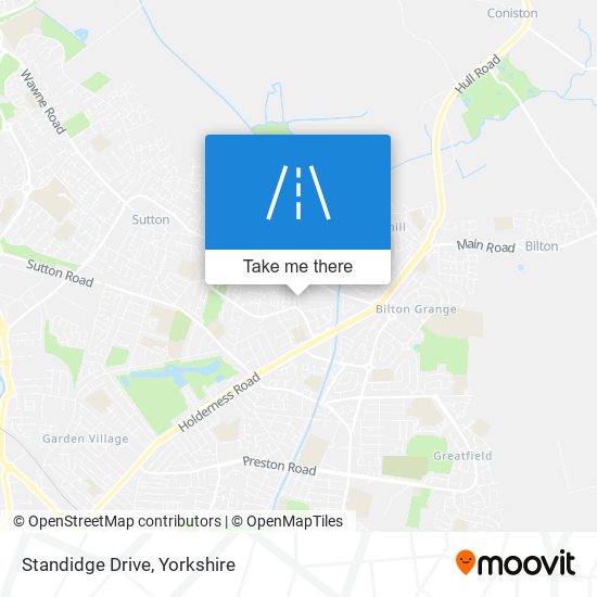 Standidge Drive map