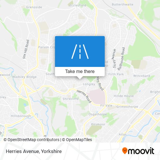 Herries Avenue map