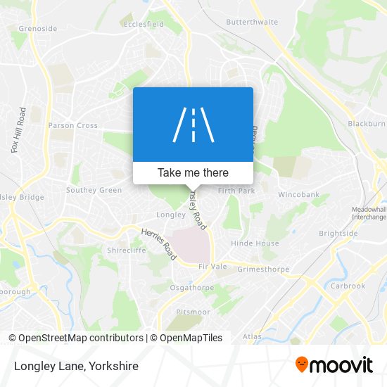 Longley Lane map
