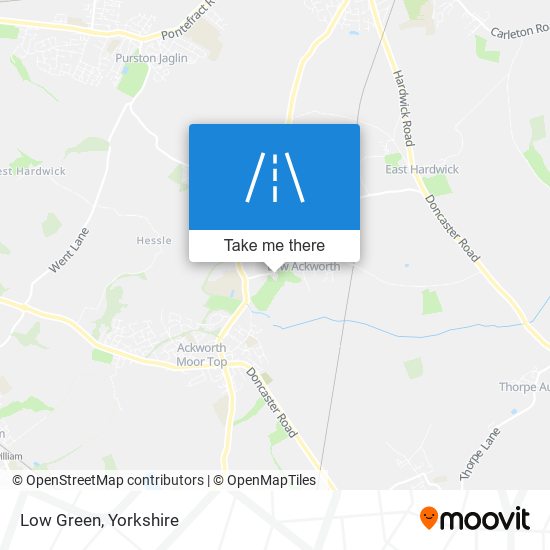Low Green map