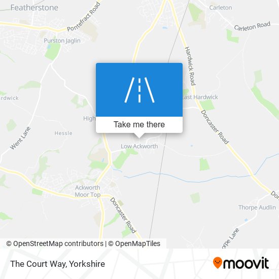The Court Way map