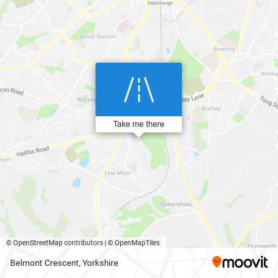 Belmont Crescent map