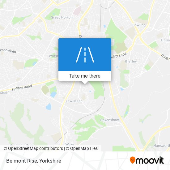 Belmont Rise map