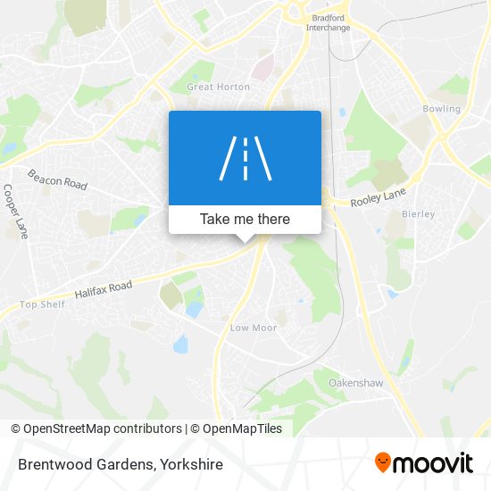 Brentwood Gardens map