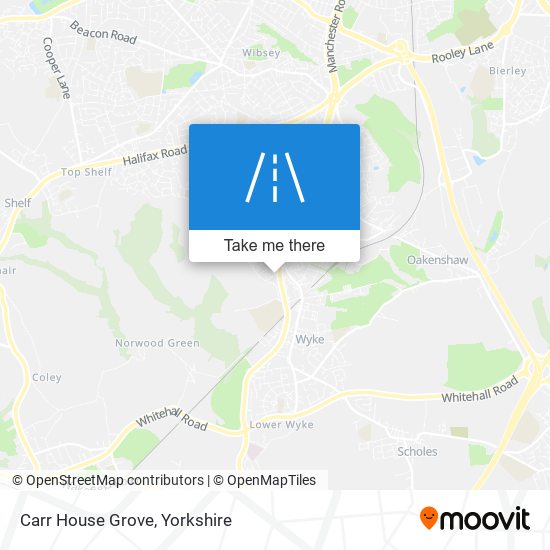 Carr House Grove map