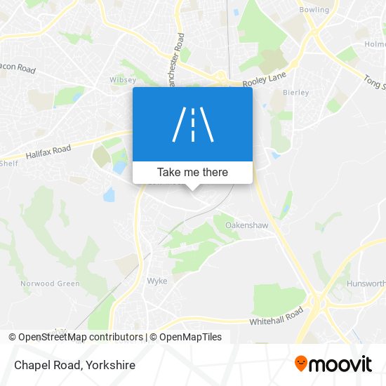 Chapel Road map