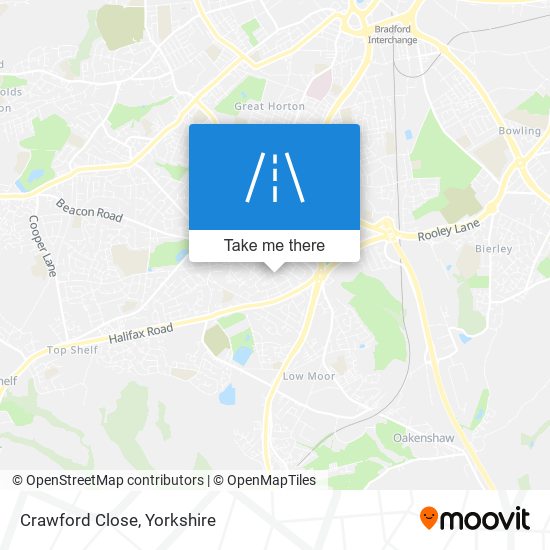 Crawford Close map