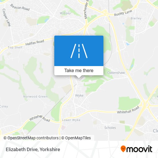 Elizabeth Drive map