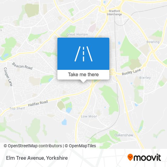 Elm Tree Avenue map