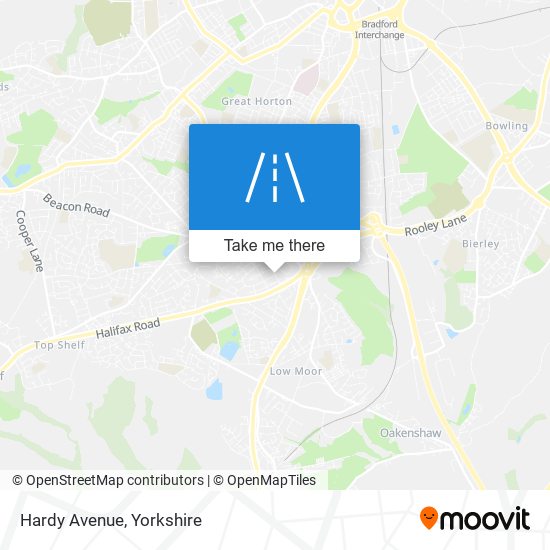 Hardy Avenue map