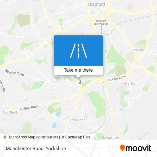 Manchester Road map