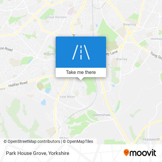 Park House Grove map