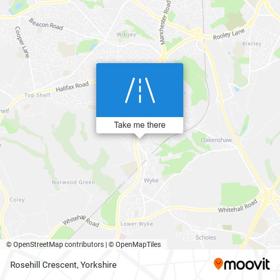 Rosehill Crescent map