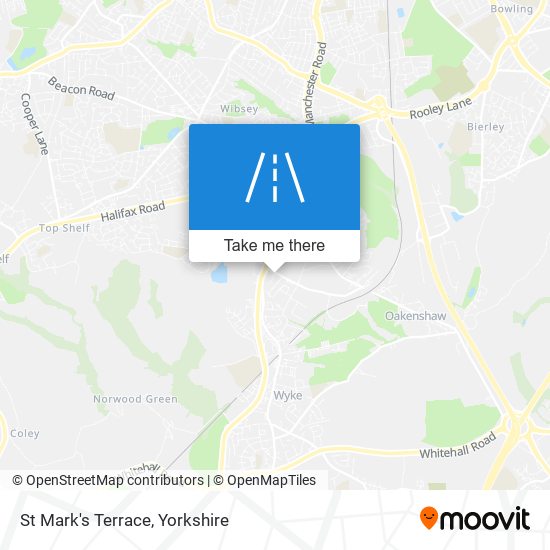 St Mark's Terrace map