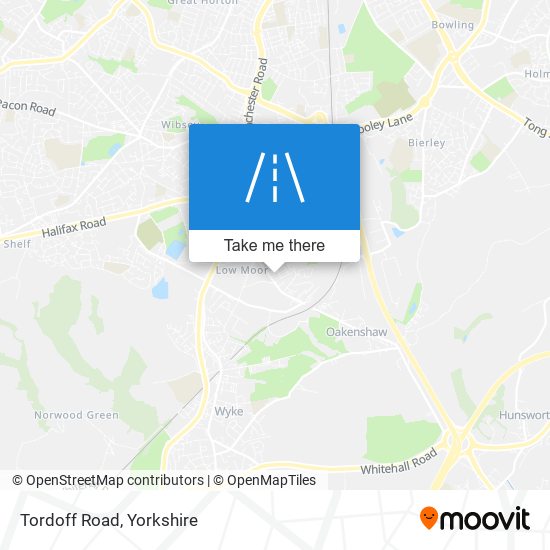 Tordoff Road map