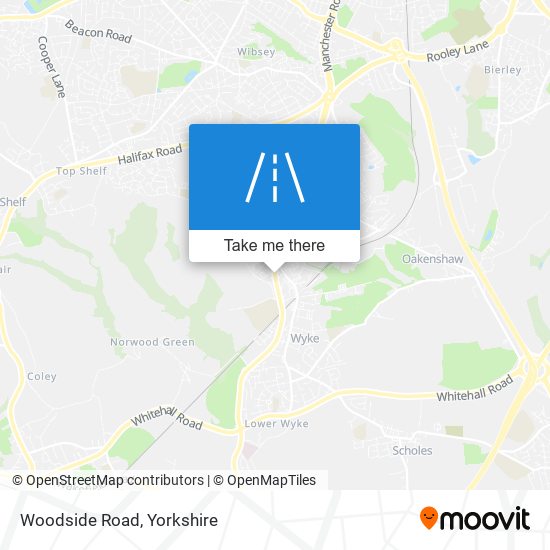 Woodside Road map