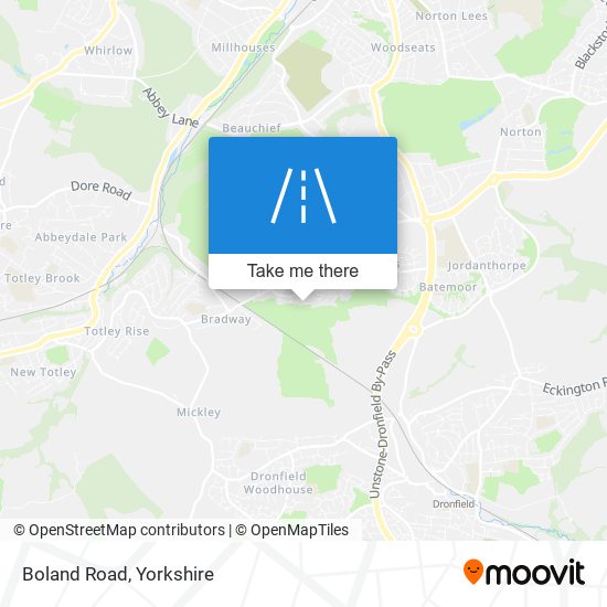 Boland Road map