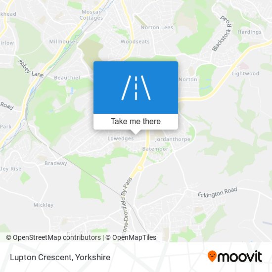 Lupton Crescent map