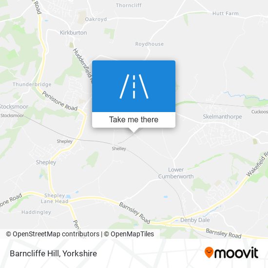 Barncliffe Hill map