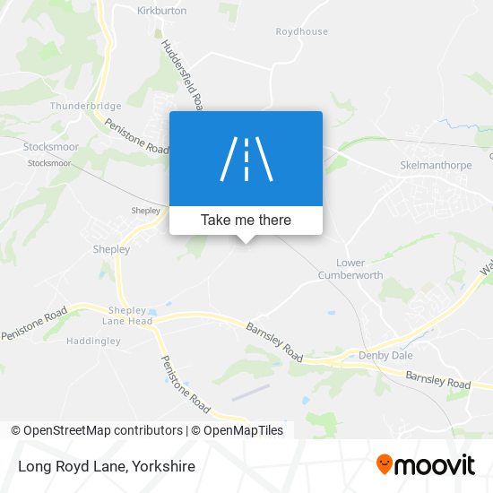 Long Royd Lane map